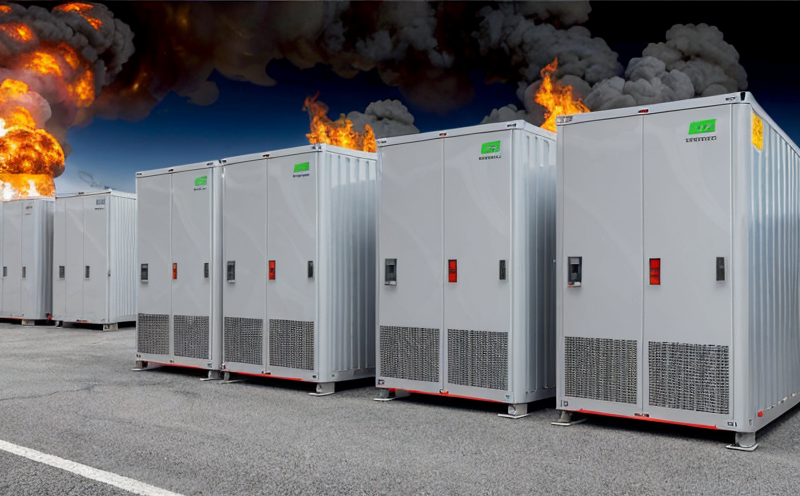 UL 9540 - Enerji Depolama Sistemleri Yangın Testi